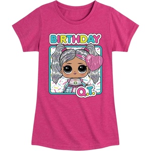 image:imageHYBRID APPAREL  LOL Surprise Dolls  Birthday QT  Celebrate  Toddler amp Youth Girls Short Sleeve Graphic TShirtHeather Fuchsia