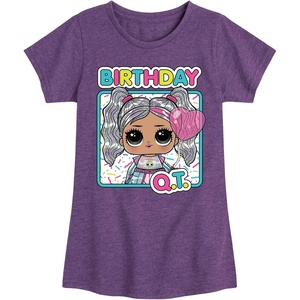 image:imageHYBRID APPAREL  LOL Surprise Dolls  Birthday QT  Celebrate  Toddler amp Youth Girls Short Sleeve Graphic TShirtHeather Purple