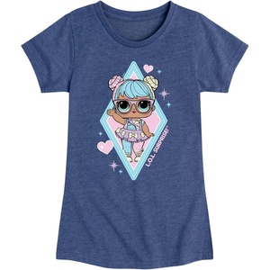 image:imageHYBRID APPAREL  LOL Surprise Dolls  Bon Bon Doll  Toddler amp Youth Girls Short Sleeve Graphic TShirtHeather Navy