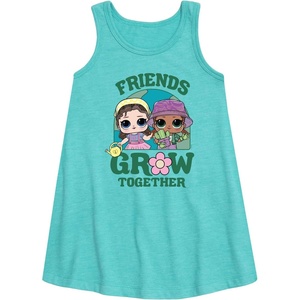 image:imageHYBRID APPAREL  LOL Surprise Dolls  Friends Grow Together  Toddler amp Youth Girls Aline DressTurquoise