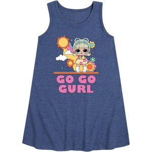 image:imageHYBRID APPAREL  LOL Surprise Dolls  Go Go Gurl  Sunshine amp Flowers  Toddler amp Youth Girls Aline DressHeather Navy