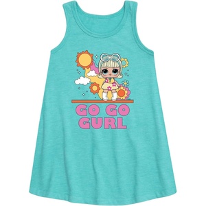 image:imageHYBRID APPAREL  LOL Surprise Dolls  Go Go Gurl  Sunshine amp Flowers  Toddler amp Youth Girls Aline DressTurquoise