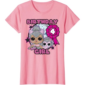 image:imageLOL Surprise 4th Birthday Girl TShirtPink