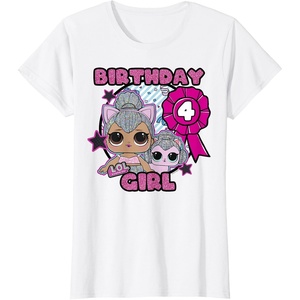 image:imageLOL Surprise 4th Birthday Girl TShirtWhite