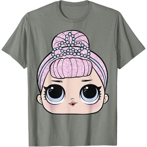 image:imageLOL Surprise Crystal Queen Big Face TShirtOlive Heather