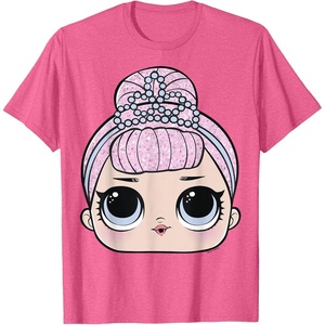 image:imageLOL Surprise Crystal Queen Big Face TShirtPink Heather