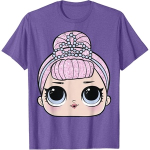 image:imageLOL Surprise Crystal Queen Big Face TShirtPurple Heather