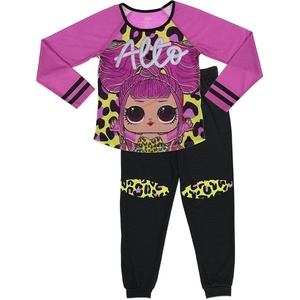image:imageLOL Surprise Girls Cozy Long Sleeve Pajama Set  Adorable 2Piece Sleepwear for Little FashionistasBlack