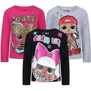 image:imageLOL Surprise Girls Long Sleeve Shirt 3 Pack for Little and Big GirlsPink