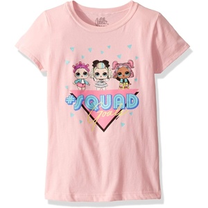 image:imageLOL Surprise Girls Oh So Radical Squad Goals Short Sleeve TeeLight Pink