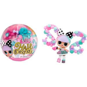 image:imageLOL Surprise LOL Surprise Hair Beads Tots with 60 Hair Beads Collectible Doll DIY Hairstyles Hair Beads Doll  Great Gift for Girls Age 3