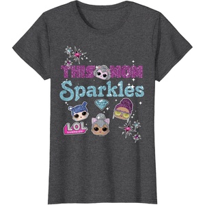 image:imageLOL Surprise This Mom Sparkles Group Shot TShirtDark Heather Grey