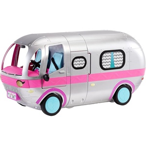 image:imageLOL Surprise Glamper  Metallic Silver Fashion Camper Deluxe Doll Playset 55 Surprises Fully Furnished Working Lights and Sounds Gift for Kids 4