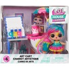 image:imageLOL Surprise OMG House of Surprises Art Cart Playset with Splatters Collectible Doll and 8 Surprises Dollhouse Accessories Holiday Toy Great Gift for Kids Ages 4 5 6 Years Old amp CollectorsToy Figure Playset