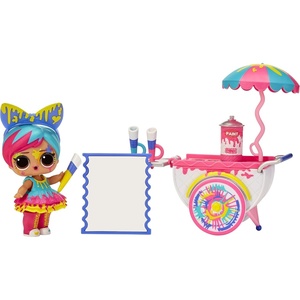 image:imageLOL Surprise OMG House of Surprises Art Cart Playset with Splatters Collectible Doll and 8 Surprises Dollhouse Accessories Holiday Toy Great Gift for Kids Ages 4 5 6 Years Old amp CollectorsToy Figure Playset