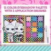 image:imageTownley Girl LOL Surprise 12Well Lockable Diary Shadow Palette with Practice Face Chart Shimmery and Opaque Colors Pigmented 2 Brushes NonToxic 6 Perfect for Parties Sleepovers